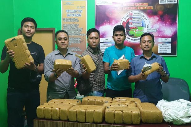 Polres Rohil Riau Amankan...