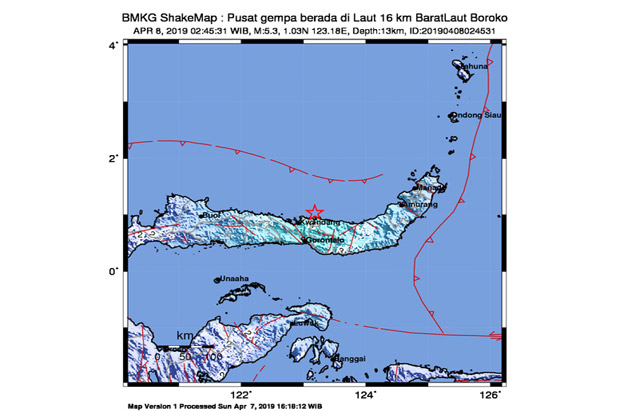 Gempa 5,3 SR Guncang...