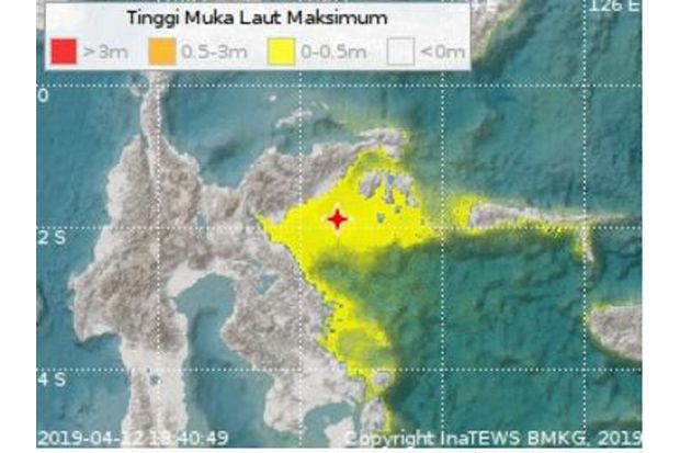 Gempa 6,9 SR di Sulteng...