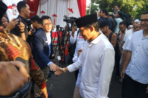 Usai Nyoblos, Sandiaga...