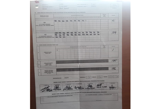 Prabowo-Sandi Menang...