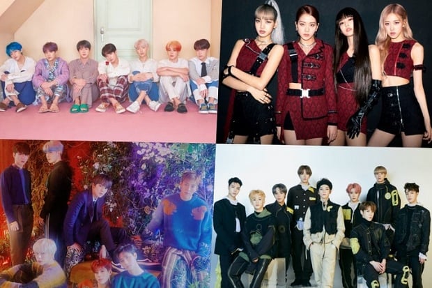 BTS, BLACKPINK, MONSTA...