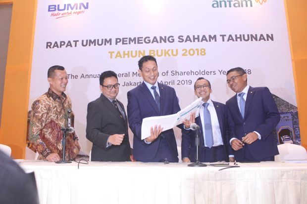 Antam Bagikan Dividen...