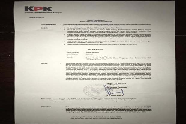 Beredar Surat Panggilan...