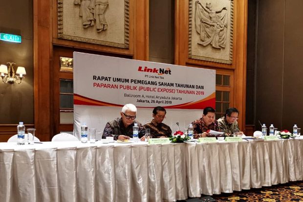 Link Net Bagikan Dividen...