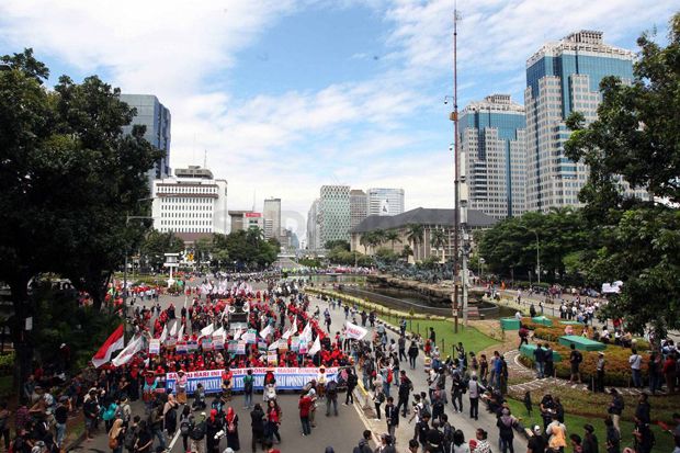 Aksi May Day Selesai,...