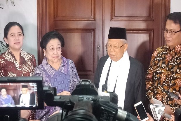 Megawati dan Maruf Amin...