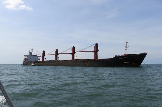 Kapal Korut yang Ditangkap...