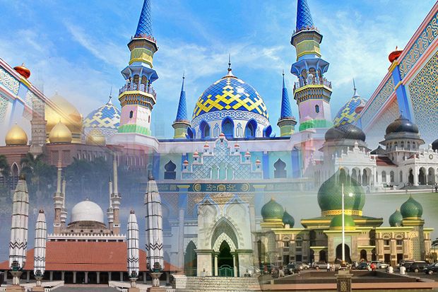 Masjid-masjid di Indonesia...