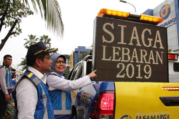 Satgas Jasa Marga Kawal...