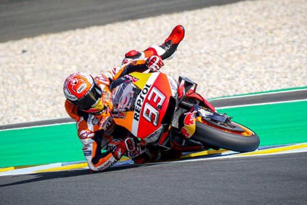 Sempat Jatuh, Marquez...