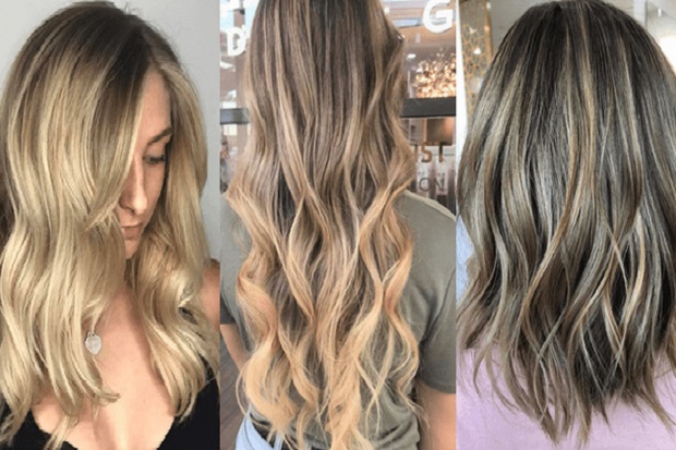 Blonde Balayage, Warna...