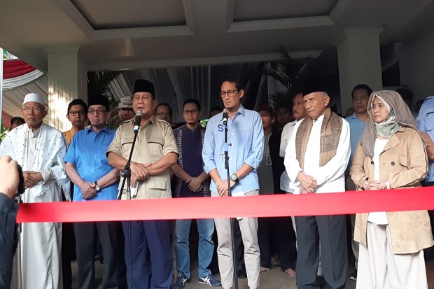 Imbauan Prabowo ke Pendukungnya:...