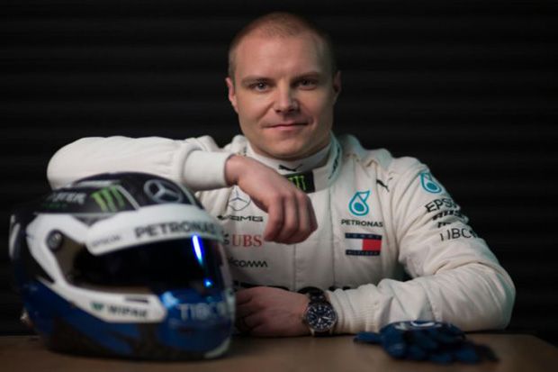 Pembalap Valtteri Bottas...