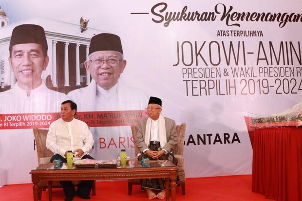 KH Maruf Amin Bersyukur...