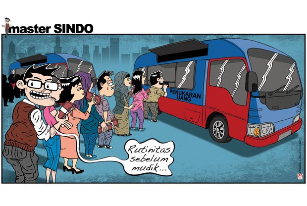 Penarikan Uang Lebaran...