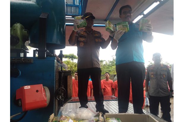 Polda dan BNN Kepri...