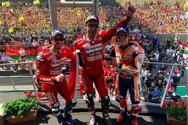Dovizioso Girang Petrucci...