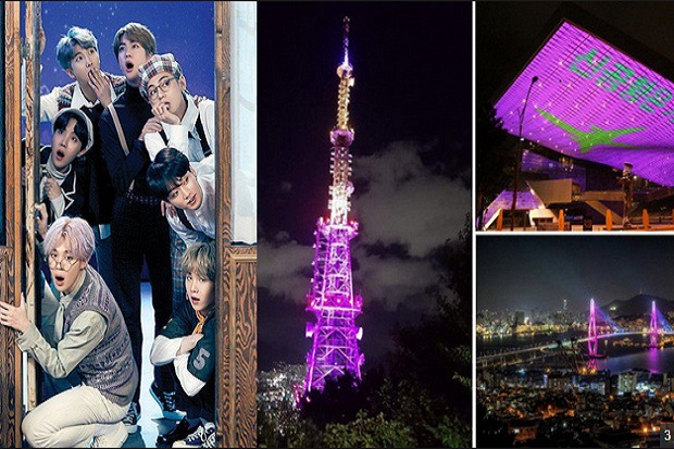 Sambut BTS, Kota Busan...