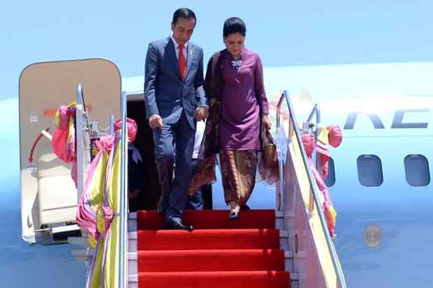 Tiba di Bangkok, Presiden...