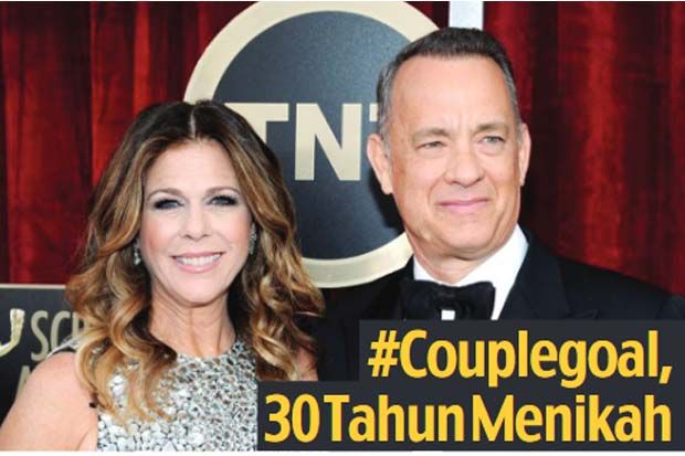 Tom Hanks dan Rita Wilson...