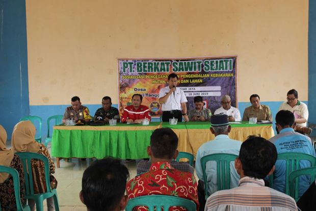 Cegah Karhutla, PT Berkat...