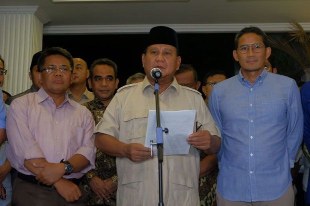 Meski Kecewa, Prabowo-Sandi...