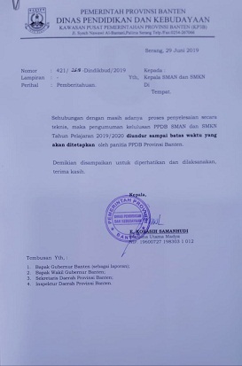 Pengumuman Hasil PPDB...