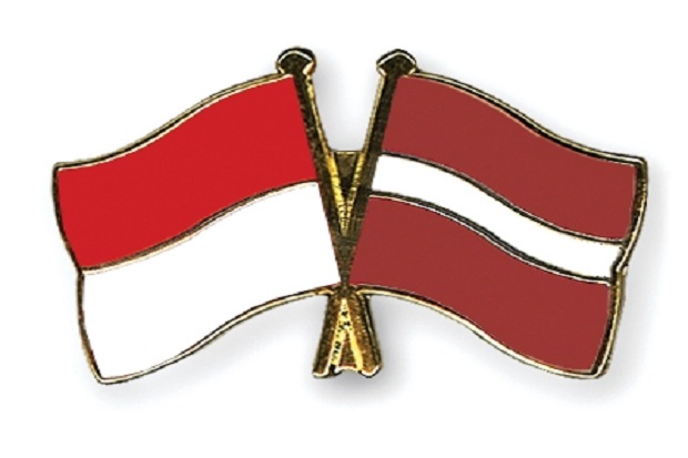 Bertemu Menlu Latvia,...
