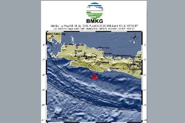 Gempa 4,5 Skala Richter...