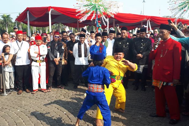 Hadiri Lebaran Betawi,...