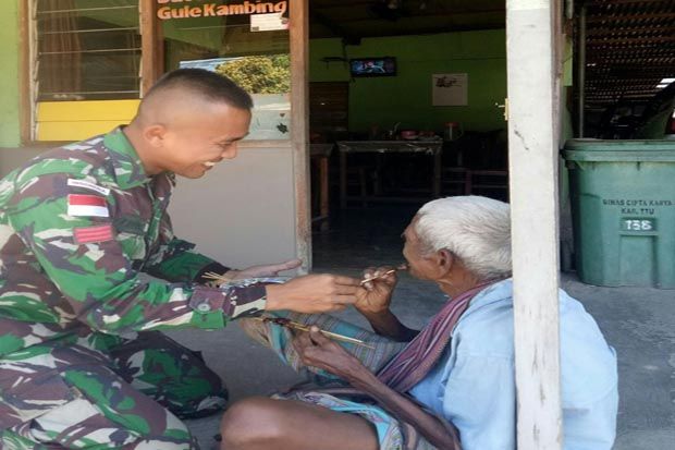 Keren! Prajurit TNI...