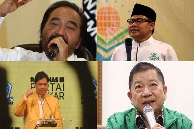 4 Ketum Partai Pro-Jokowi...
