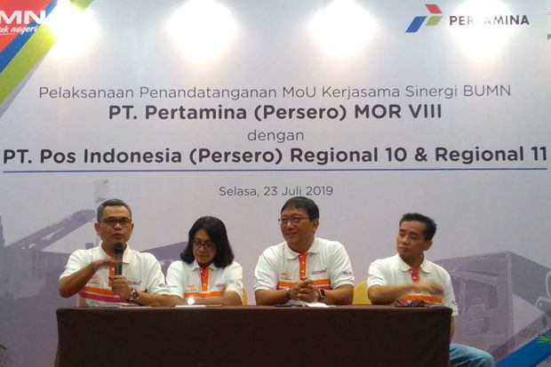 Pertamina Gandeng Pos...
