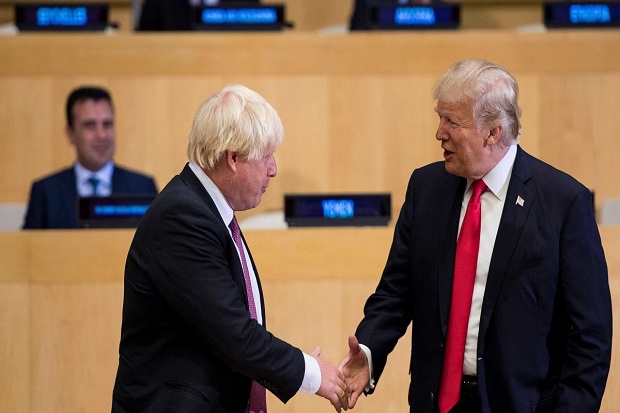 Trump: Boris Johnson...