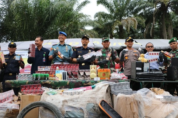 Bea Cukai Dumai Musnahkan...