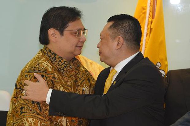 Airlangga dan Bamsoet...