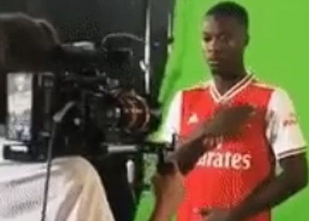 Penampakan Nicolas Pepe...