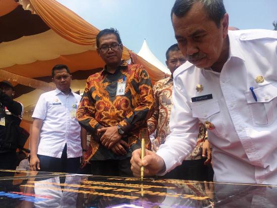 PLTMG Koto Gasib Diresmikan,...