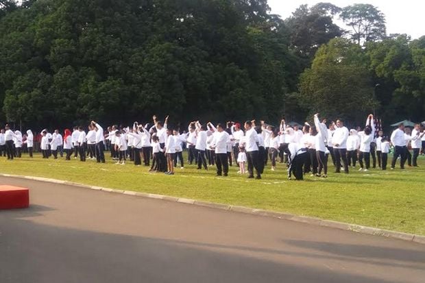 Senam Bareng Jokowi...