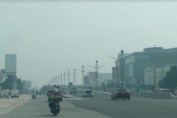 Kabut Asap di Pekanbaru...