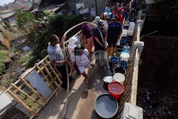 Kekeringan, Warga Gondrong...