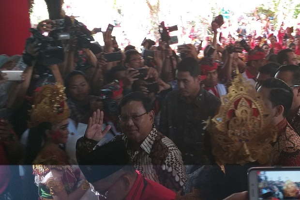 Prabowo Hadiri Kongres...
