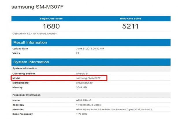 Ke Geekbench, Galaxy...