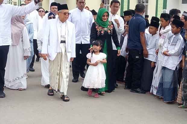 Maruf Amin Rayakan Lebaran...