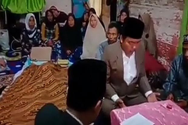 Viral, Pengantin di...