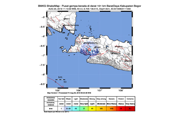 Gempa Bogor Kategori...