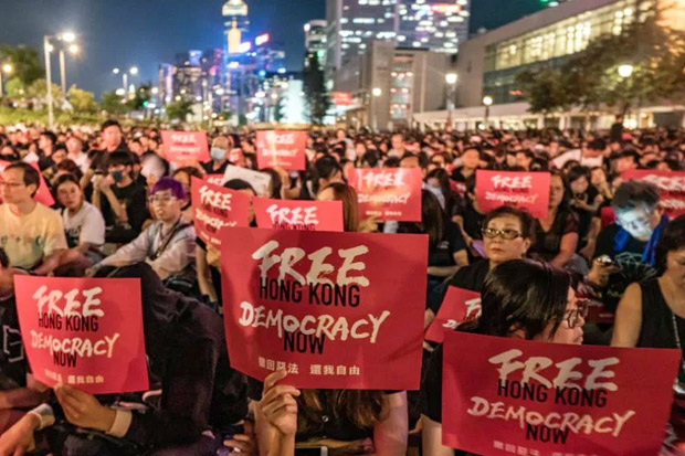 Sebut Demonstran Hong...