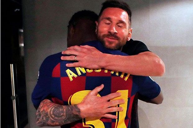 Pelukan Hangat Messi...