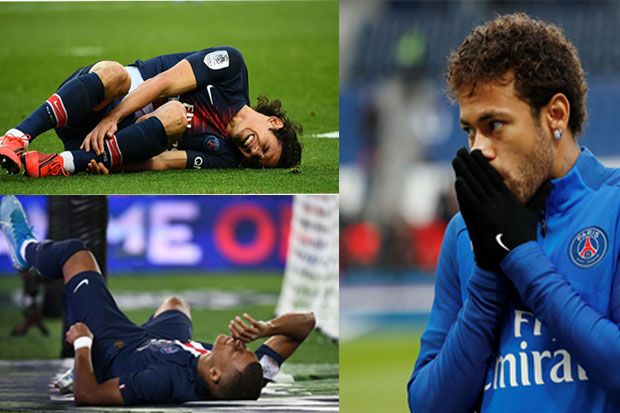 Mbappe dan Cavani Cedera,...